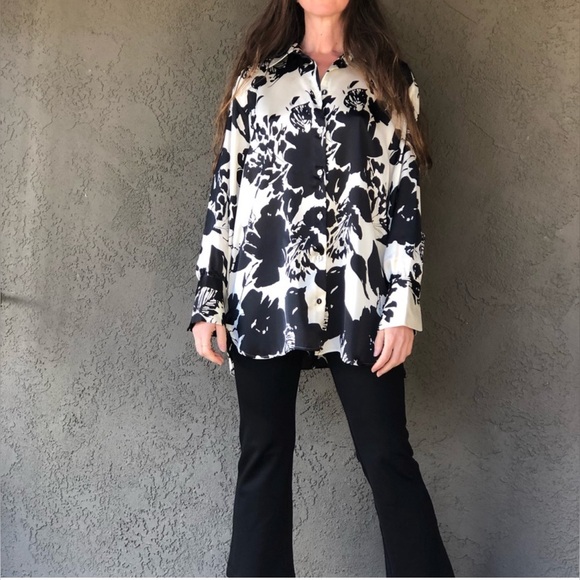 Zara Floral Print Shirt - Picture 3 of 15